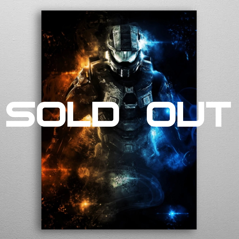 Displate Metall-Poster "Epic Halo Master Chief" *AUSVERKAUFT*